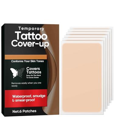 Tattoo Cover Up Tape Invisible Waterproof Tattoo Cover Up Tape for Scar Tattoo Birthmarks Cover Up