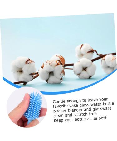 Solustre Silicone Bottle & Glassware Cleaning Brush - 2 Pack | Durable Long Handle | Perfect for Baby & Household Use - Buy Online on GoSupps.com