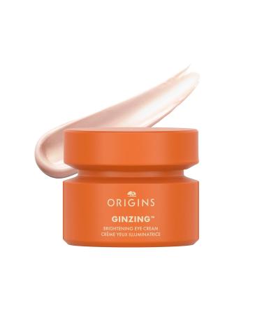 Origins GinZing Brightening Eye Cream with Vitamin C & Niacinamide| Visibly Reduces Dark Circles -Cool - (fair-to-medium skin tones and cooler) 0.5 Fl Oz
