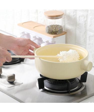 Dewedrt Sponge Brush Long Handle Cup Scrubber Cleaner Kitchen Cleaning Tool Bottle - Buy Online on GoSupps.com