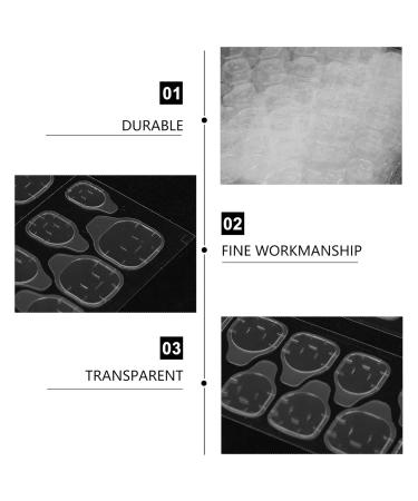 Lurrose Double-Sided Nail Glue Strips - 15 Sheets Water Adhesive for Perfect Nail Polish Application - Breathable! Shop Internationally - Buy Online on GoSupps.com