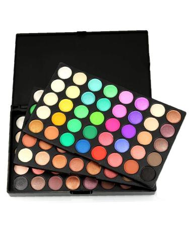 120 Color Waterproof Eyeshadow Palette - Matte & Shimmer Shades | Professional Pigmented Cosmetics Set - Buy Online on GoSupps.com