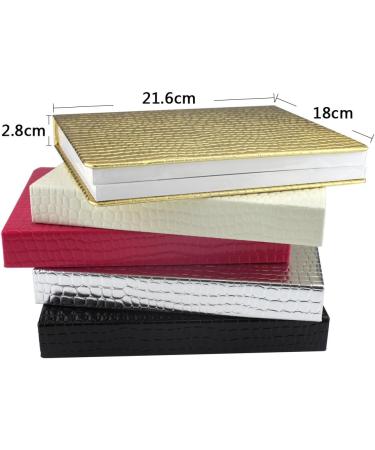 BNG Nail Display Book 120 Color Gel Polish in Gold Leather | Nail Art Salon Design & False Nails Tips Chart - Buy Online on GoSupps.com
