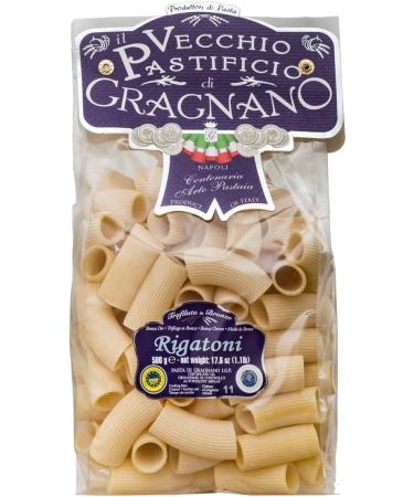  Italian Gourmet E.R. Il Vecchio Pastificio di Gragnano Pasta Rigatoni Gragnano Durum Wheat Semolina Pasta 500g + 400g Box of 12 - Buy Online on GoSupps.com