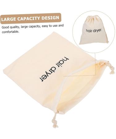 SOESFOUFU Hair Dryer Storage Bag Travel Cordless Curling Iron 33x30cm Beige - Buy Online on GoSupps.com