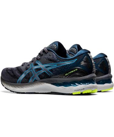 ASICS Men's Gel-Nimbus 23 Running Shoes 10.5 - Carrier Grey/Digital Aqua - Buy Online on GoSupps.com
