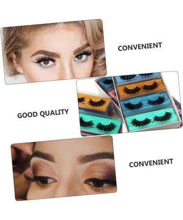 minkissy 10 Pairs False Eyelashes Eyelash Girls' Accessories Make up Accessories Lash Cosmetics Makeup Accessories Trendy Makeup Lifelike Fake Eyelashes False Lashes Imitation Chic 3d - Buy Online on GoSupps.com