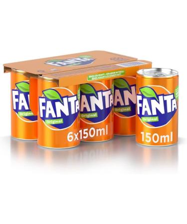 Italian Gourmet E.R. Fanta Pack of 72 mini 150ml cans of 100% Italian oranges and Italian polpa Gourmet 400g