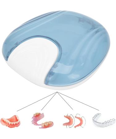 Portable Denture Box | Gray Tooth Holder for Dentures & Earplugs | Durable & Stylish Storage Solution - Buy Online on GoSupps.com