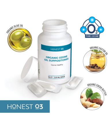 Honest O3 Suppositories | Ozonated Oil Rectal Care | Nourish, Protect, Cleanse | 2.3 ML CR113 - Buy Online on GoSupps.com