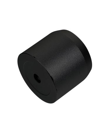 JECOMPRIS 1STK Razor base Razor and brush holding stand Practical base toothbrush holder Face razor Manual shaver holder manual razor stand metal base hanger man black 3.8x3.3cm