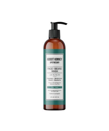 ABBOT KINNEY APOTHECARY Beard Wash Shampoo and Facial Cleanser for Men | Cleans and Moisturizes Face and Mustache | Sulfate Free with Tea Tree Oil and Natural Ingredients | Skin Care  8 fl oz - Buy Online on GoSupps.com