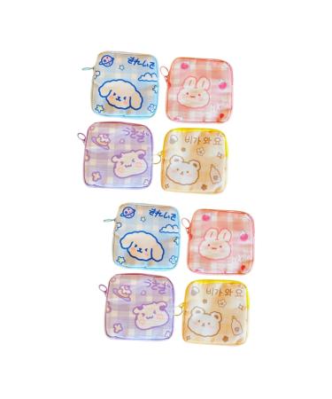 Solustrie sweet wallet 8 pieces napkin set travel bag Travel organizer bags outdoor decoration bag diapers for women insoles tampon organizer Small breastfeeding pocket