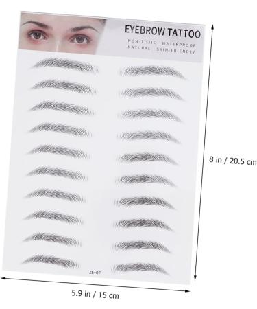 Beavorty 4 Pcs 3d Eyebrow Stickers Cosmetology Kit Ladies Suits Natural Eyebrow Shaper Simple 6d The Lazy 1 count (Pack of 1) Blackx2pcs - Buy Online on GoSupps.com