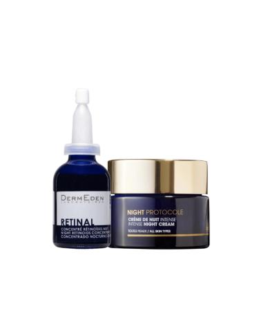 Laboratoires DermEden Duo Fermet et Collag ne - Concentr R tinal et Cr me Nuit - Fabrication Fran aise