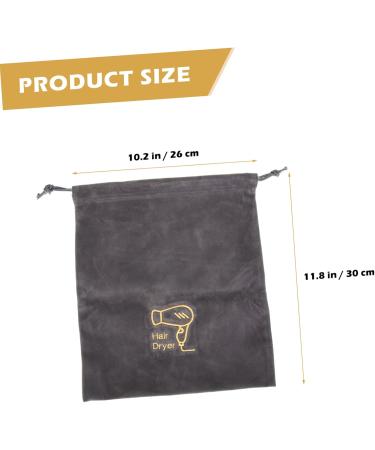 Beavorty 4 Pcs Hair Dryer Bag Hair Dryer Storage Organizer Multifunction Travel Cosmetic Bag Flannel - Buy Online on GoSupps.com