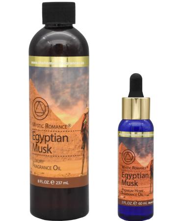 The Home of Fragrances - Set of 2 Bottles of Fragrance Oils - 2oz & 8oz (Egyptian Musk)