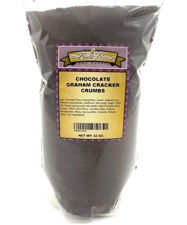 Chocolate Graham Cracker Crumbs, Bulk Size (2 lb. Resealable Zip Lock Stand Up Bag)