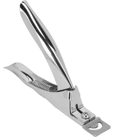 Nail Tip Clipper Portable Nail Tip Cutter U Shape Wide Application for Salon (Silver) - Buy Online on GoSupps.com