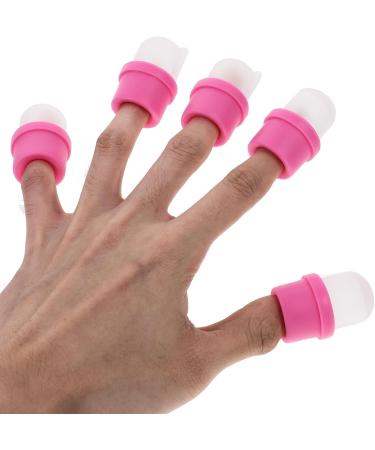 OSALADI 20 Pi ces Dissolvant pour Vernis Ongles en Silicone Capuchons de Trempage R utilisables Outil Polyvalent pour Retirer Vernis Gel et Colle Manucure Domicile et Salon - Buy Online on GoSupps.com