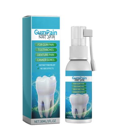 Spray Soulager les Gencives D garnies Spray de Soulagement des Gencives Spray Contre les Maux de Dents 30ML 1PC