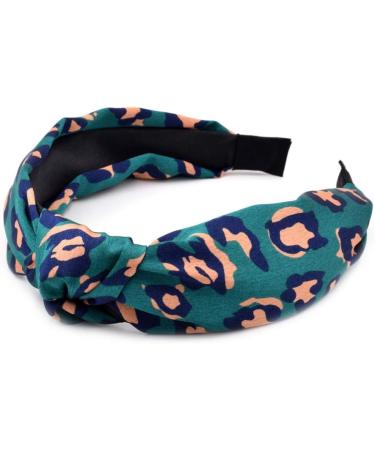 Women's Headbands Vintage Elastic Printed Head Wrap Stretchy Moisture Hairband Twisted Cute Hair Accessories (archleopard) - Buy Online on GoSupps.com
