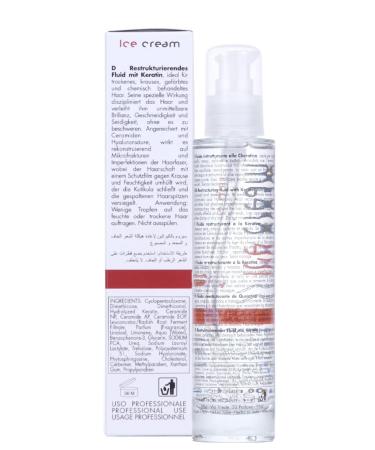 Inebrya Ice Cream Restructuring Serum with Keratin 3.38 Oz - Strengthen & Nourish Hair | International Shipping Available - Buy Online on GoSupps.com