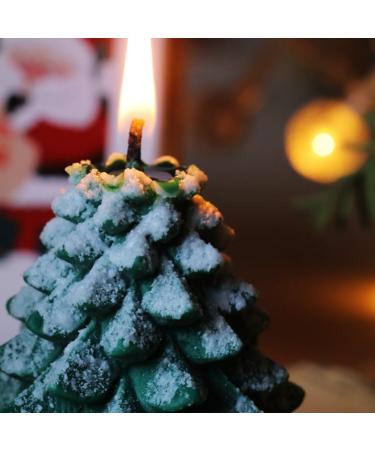 Handmade Pine Forest Scented Soy Wax Candles | Artistic Christmas Tree Gift | Aromatherapy Home Decor for Men & Women - Buy Online on GoSupps.com