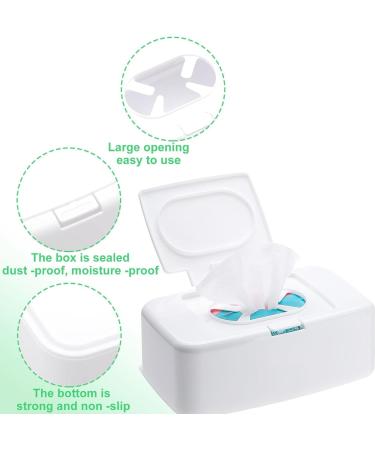 Tundwhite 2 Pack Wet Wipes Box - Home & Office Dispenser | Premium Wet Wipes for Easy Cleaning - International Shipping Available - Buy Online on GoSupps.com