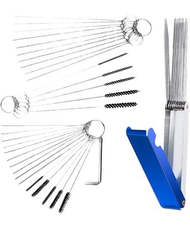 Carburetor Carbon Dirt Jet Cleaner Tool Kit 10125 Cleaning Wires Needles with Brushes Set of 3 Cleaning Brushes for Welder Carb Chainsaw Spray Guns Torch Tips Firing Stove Burner Holes - Buy Online on GoSupps.com
