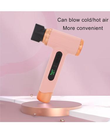 Portable Hair Dryer 15000mAh 200W Cordless And Portable Hair Blow Dryer Cold Hot Wind Cordless Hair Dryer with 360 Degree Rotating Nozzle for Students Dormitory (Pin) - Buy Online on GoSupps.com