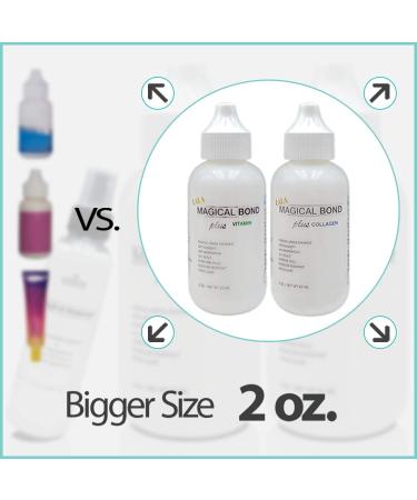 Magical Bond Plus Vitamin 2 oz - Extra Firm Hold Lace Wig & Hair Piece Adhesive | Best Lace Glue for Wig Styling - Buy Online on GoSupps.com