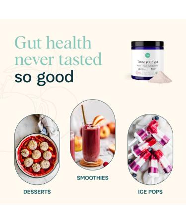 Buy Ora Trust Your Gut Vegan Probiotic & Prebiotic Powder - Organic Apple & Raspberry, 7.9 oz | Gut Health Supplement - Buy Online on GoSupps.com