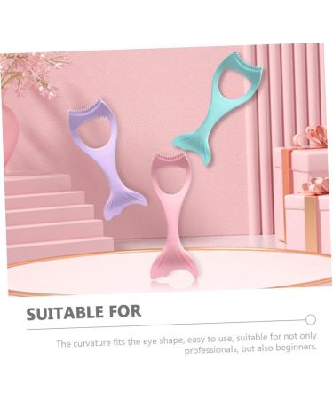 Beavorty Ladies Suits 2pcs Makeup Eyeliner Eyelash Mascara Guide Women Make up Tools Ruler Miss Eyelash Comb Heating - Buy Online on GoSupps.com