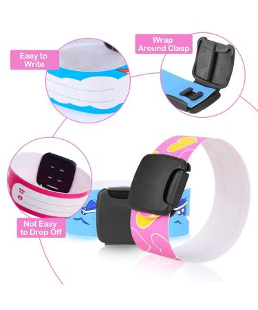 TSHAOUN 20-Pack Emergency Bracelets for Kids | Waterproof Name Bracelets | Ant-Lost Child Safety Bands | Perfect for Outdoor Activities - Multicolor - Buy Online on GoSupps.com