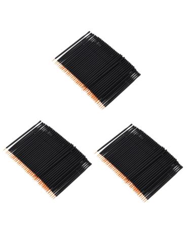 FOMIYES 300 pcs Tools Applicator Golden Disposable Eyeliner Makeup Beauty Wand