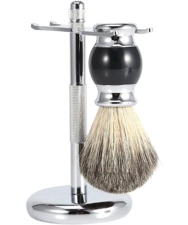Hspemo Razor Cup Bowl for Men - Professional Shave Tool Stand with Faux Hair Brush & Alloy Soap Cup Kit | Buy Internationally - Buy Online on GoSupps.com