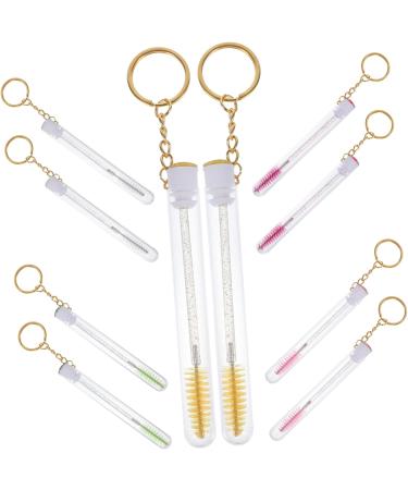 FOMIYES 50 pcs keychain mascara brush mascarades for women empty mascara tube and wand lash brush with tube 11.2x1cmx5pcs Assorted Colorx5pcs - Buy Online on GoSupps.com