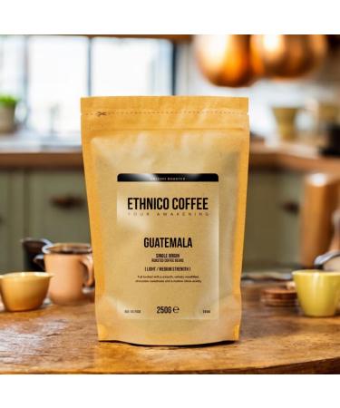 Ethnico Single Origin Guatemalan Coffee Beans 250g Full-bodied with chocolate sweetness and citrus acidity ethically sourced medium roast - Buy Online on GoSupps.com