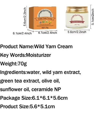 Wild Yam Cream Wild Yam Cream for Women Women's Wild Yam Root Cream for All Skin Types - Buy Online on GoSupps.com