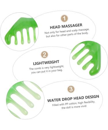 Beavorty 4-Piece Massage Comb Set - Jade Scratching Tools for Enhanced Circulation & Relaxation - Buy Online on GoSupps.com