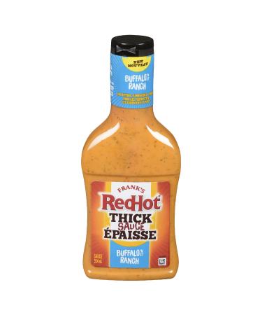 FRANK'S REDHOT Hot Sauce Buffalo Ranch Thick Sauce 354ml Case Pack Count 6 Buffalo Ranch 354 ml (Pack of 6)