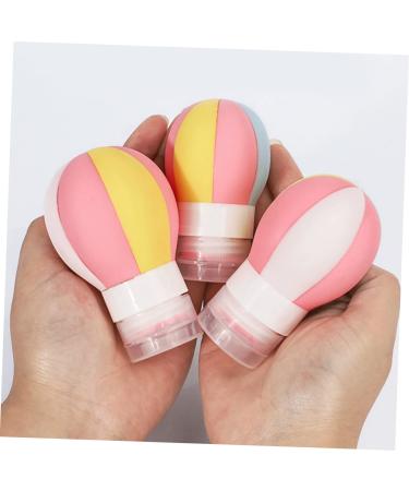 FRCOLOR 3pcs Silicone Travel Bottles for Body Wash - Leakproof & Portable - Perfect for International Shipping - Buy Online on GoSupps.com