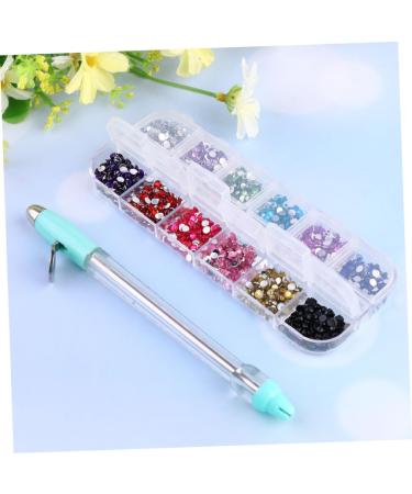 minkissy 1 Set Calcomanias para U as Nail Art Tools Rhinestone Decor Point Drill Pen DIY Glitter Nail Rhinestone Nail Painting Pen Diamond Applique Manicure Tools Nail Pen 3D Major - Buy Online on GoSupps.com