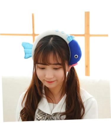 Mikinona 1 PC Puffer Fish Headband Stuffed Animal Headband Makeup Hair Band Stuffed Animal Head Hoop Creative Hair Party Hair Hoop Photo Hair Hoop Hair Ties Plush and Pp Cotton - Buy Online on GoSupps.com