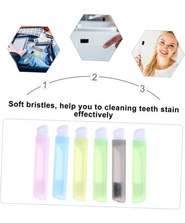 Foldable Portable Toothbrush - Travel-Friendly Soft Bristle Toothbrush - Compact Design Random Color - Ideal Gift - 1 Pack - Buy Online on GoSupps.com