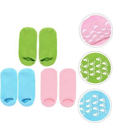 FOMIYES 3 Pairs Foot Moisturizing Socks Moisturizing Dry Feet Masks Essential Oil Socks Moisture Enhancing Sock Moisturizing Gel Sock Foot Lotion Socks Foot Care Sweat Proof Socks Spa Soft - Buy Online on GoSupps.com