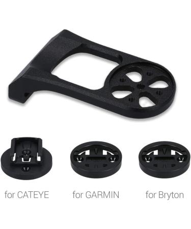 kwmobile Black Bicycle Mount for Garmin Edge Bryton Rider & CatEye - Handlebar Bike Computer Holder - Buy Online on GoSupps.com