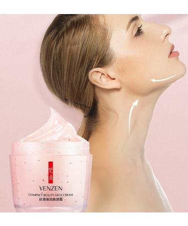 VENZEN Compact Beauty Neck Cream - Moisturizing & Nourishing for Fine Lines & Wrinkles - Sodium Hyaluronate 160g - International Shipping - Buy Online on GoSupps.com
