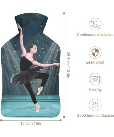 Ballet Dancer Hot Water Bottle | Plush Bed Warmer for Adults & Kids | 26.5x15.3cm - International Shipping Available - Buy Online on GoSupps.com